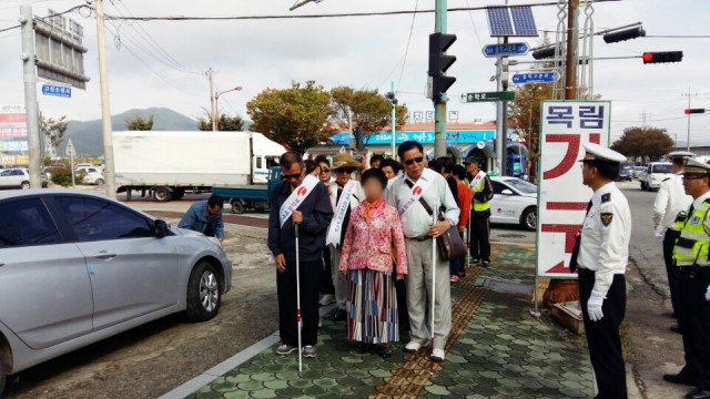 고성에서 ‘흰 지팡이의 날’ 기념, 거리 홍보 캠페인 열려 (1).jpg